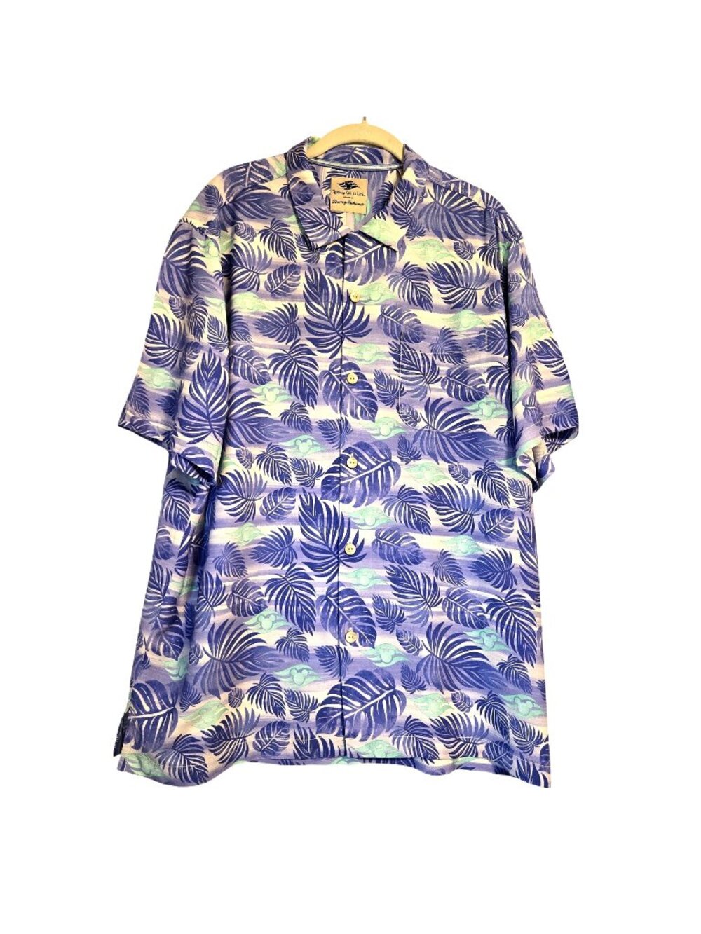 Disney Cruise Line x Tommy Bahama  Mickey Mouse Hawaiian Tropical Camp Button Sh